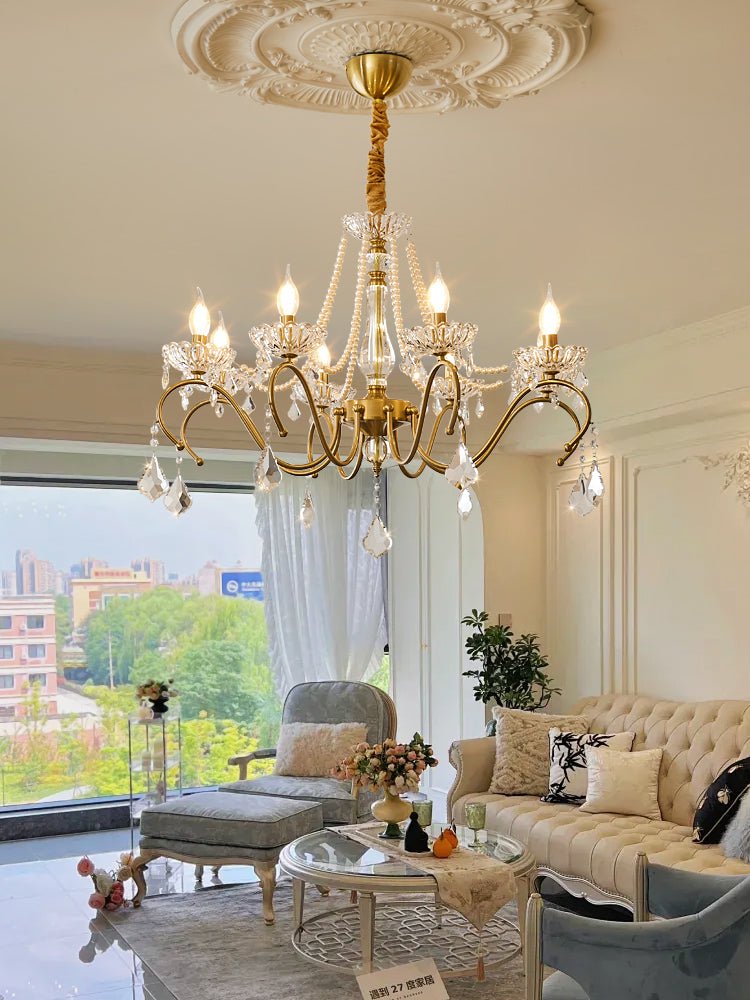 Sapphire Crystal Chandelier - Vakkerlight