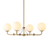 Savanna spherical glass Chandelier, Modern understated luxury style, Suitable for dining tables and kitchen islands