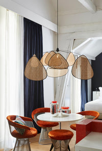 Screen Cannage Pendant Swag Light - Vakkerlight