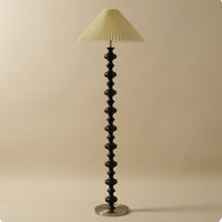 Sculpted Rhythm Wood Floor Lamp - Vakkerlight