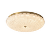 Circular wave glass Seraphim Ceiling Lamp, Modern understated luxury style, Suitable for living rooms and walk-in closets