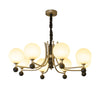 Spherical glass magic beans Serenus Sphere Chandelier, Medieval modernist style, Suitable for living rooms and dining rooms