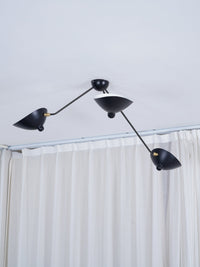 Serge Mouille Ceiling Lamp B - Vakkerlight