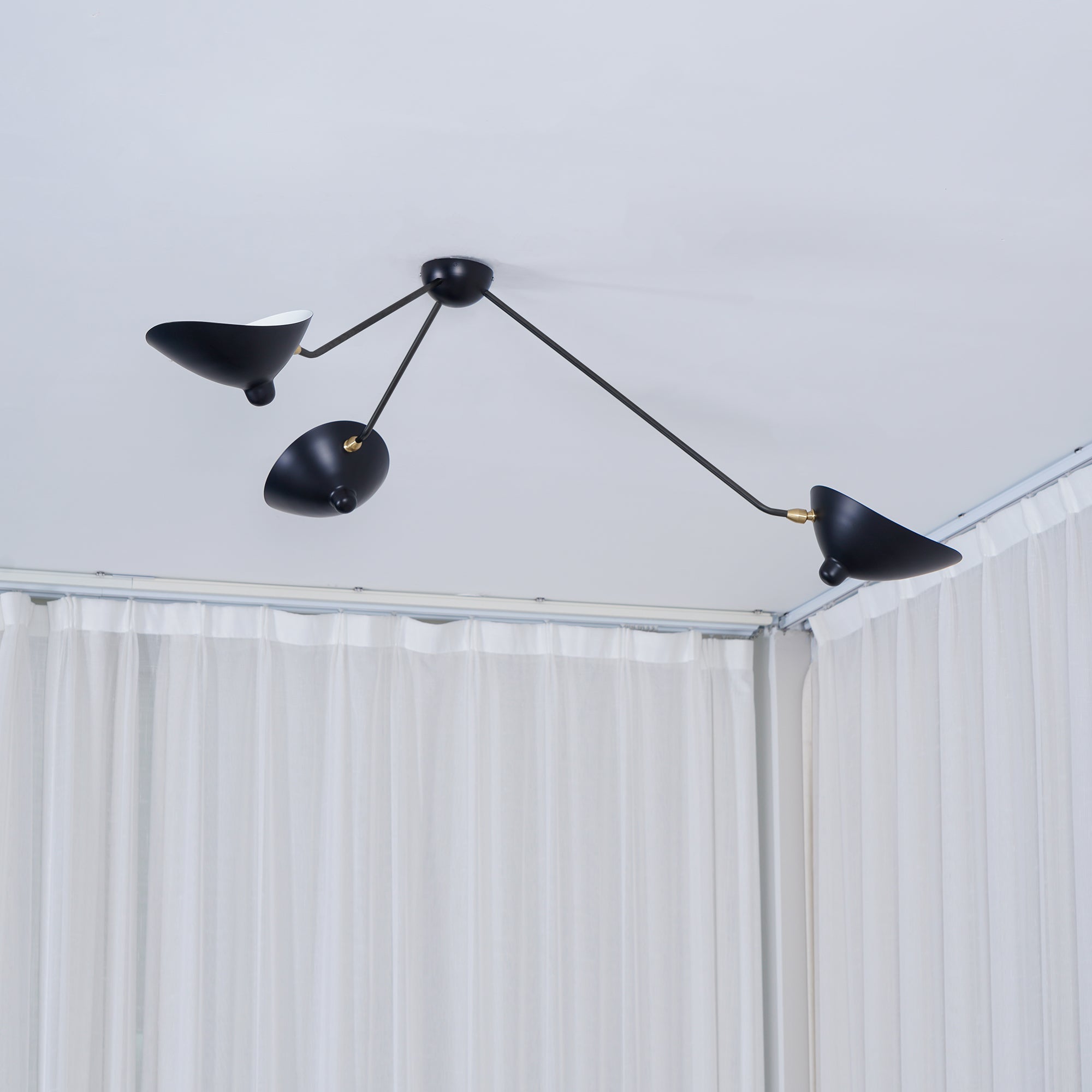 Serge Mouille Ceiling Lamp B - Vakkerlight
