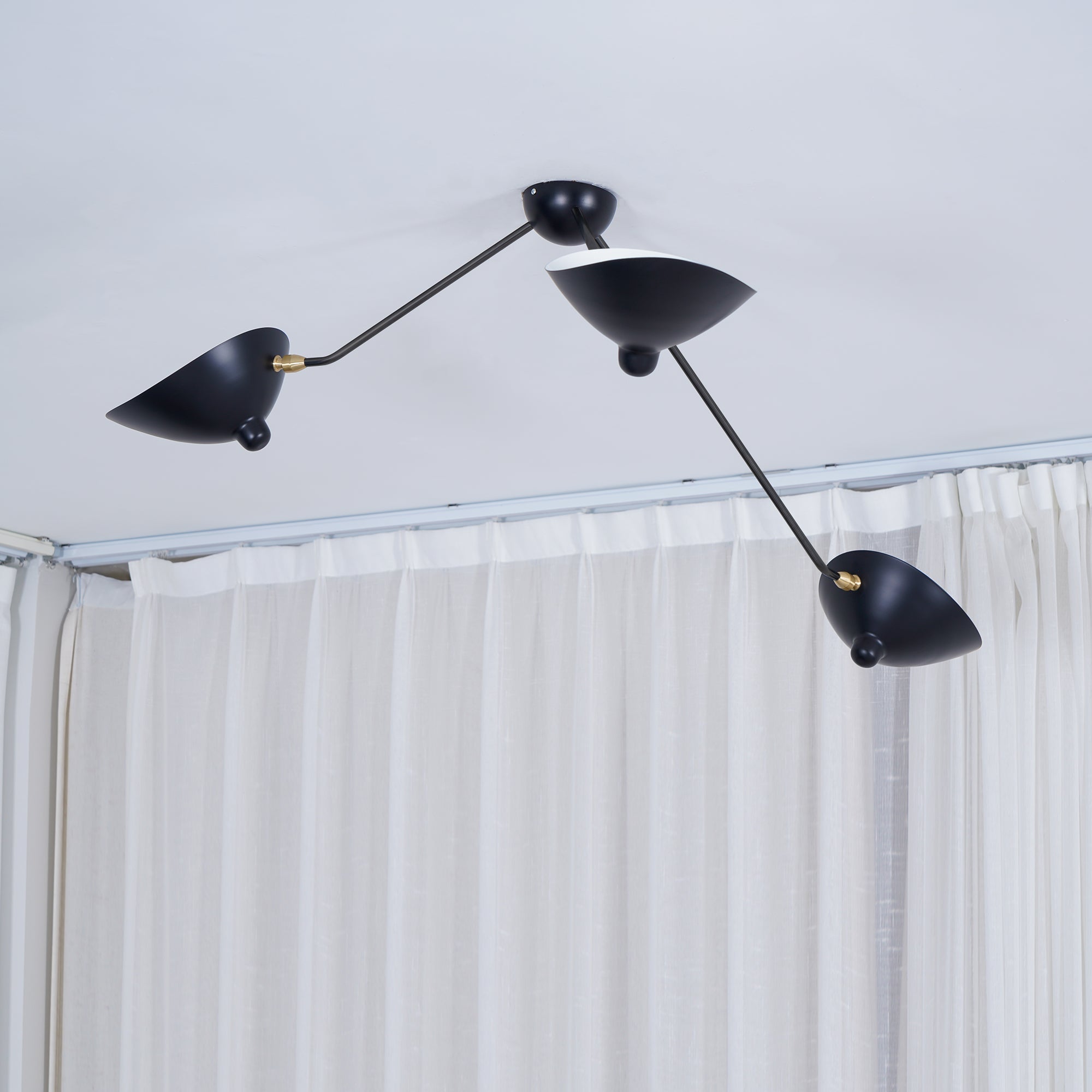 Serge Mouille Ceiling Lamp B - Vakkerlight
