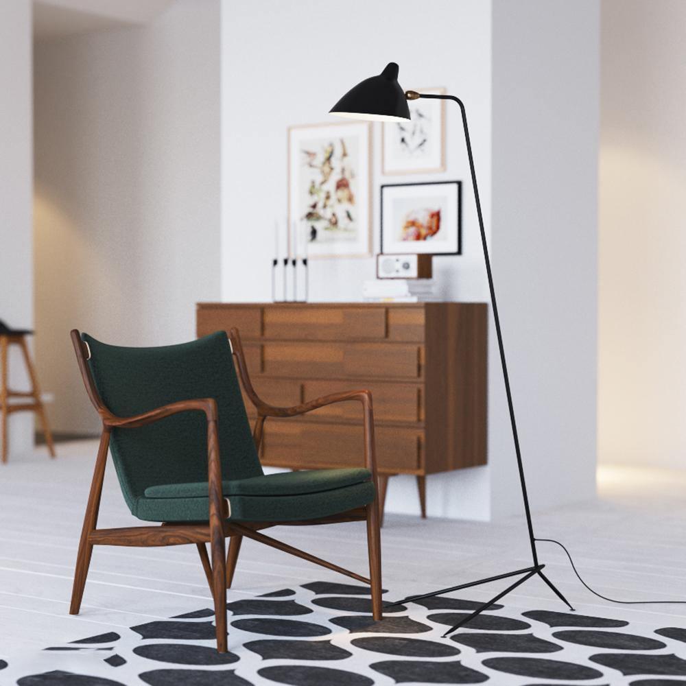 Serge Mouille Floor Lamp - Vakkerlight