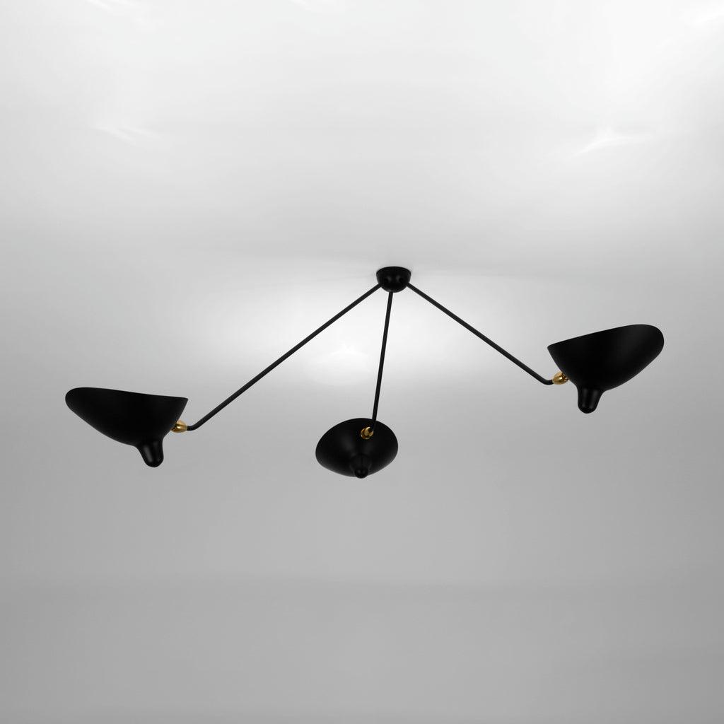 Serge Mouille Ceiling Lamp B - Vakkerlight