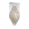 Shell Waterfall Chandelier, Ocean-inspired luxury style, suitable for restaurants and living rooms