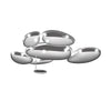 Artemide Skydro Ceiling Lamp, Contemporary art style, Suitable for restaurants and hotel lobbies
