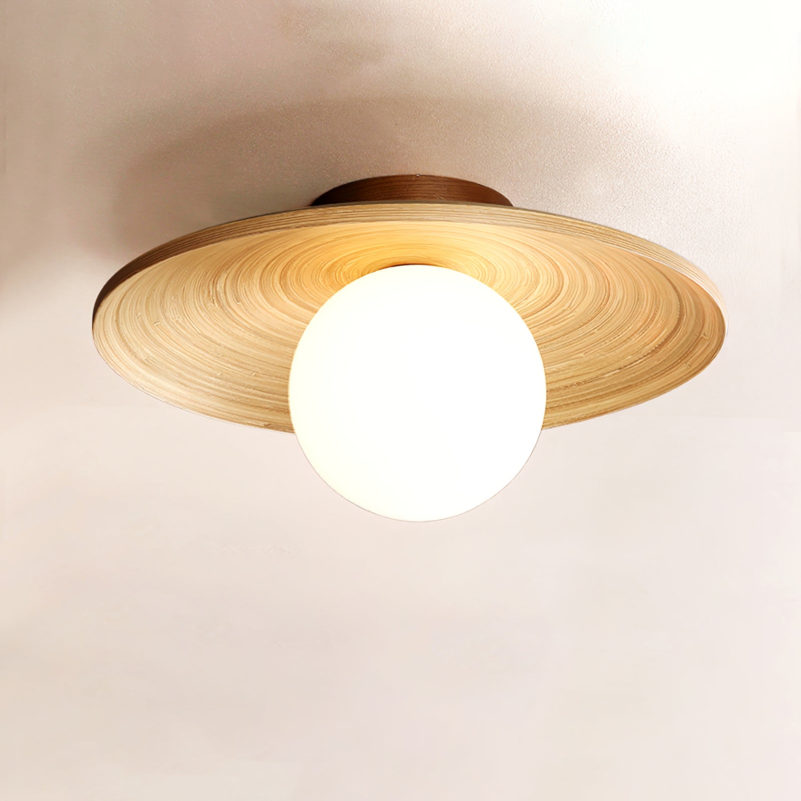 Soluna Wood Ceiling Light - Vakkerlight