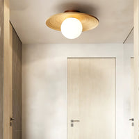 Soluna Wood Ceiling Light - Vakkerlight