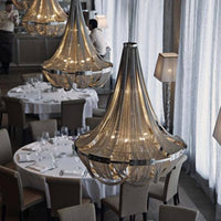 Tassel Aluminum Chain Chandelier - Vakkerlight