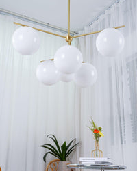 Sphere & Stem Chandelier - Vakkerlight