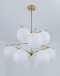 Sphere & Stem Chandelier - Vakkerlight