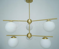 Sphere & Stem Chandelier - Vakkerlight