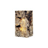 Square Stone Table Lamp, Art Deco style, suitable for living rooms and tea rooms