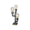 Steampunk Pipe Table Lamp, Retro industrial style, suitable for Bar, cafe, and bedroom bedside