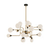Stilnovo Chandelier, Modern minimalist style, suitable for living rooms and dining rooms
