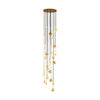 Sultana Alabaster Cluster Chandelier, Modern minimalist style, suitable for spiral staircase and hotel villa