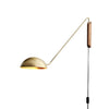 Rotating Dome Long Arm Swing Dome Wall Light, Medieval Modern Style, Suitable for Bedside Reading Lamp and Home Office