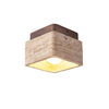 Travertine Square Terra Block Ceiling Light, modern minimalist style, suitable for corridors and entryways