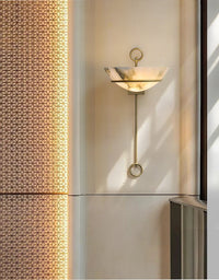 Tether Alabaster Wall Light - Vakkerlight