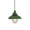 Thorlux Green Pendant Light, Industrial farmhouse style, suitable for kitchen islands and dining areas