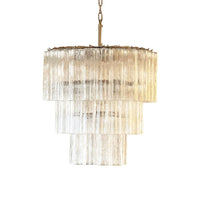 Tiered Tube Murano Glass Chandelier - Vakkerlight