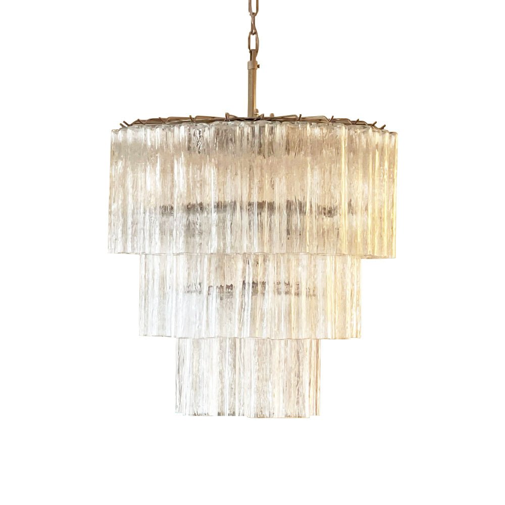Tiered Tube Murano Glass Chandelier - Vakkerlight