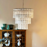 Tiered Tube Murano Glass Chandelier - Vakkerlight