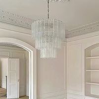 Tiered Tube Murano Glass Chandelier - Vakkerlight