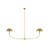 Turlington Chandelier, Contemporary minimalist style, suitable for kitchen islands and entertainment rooms