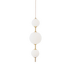 Vertical Globe Pendant Lamp, Modern light luxury style, suitable for stairwells and kitchen islands