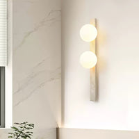 Vertical Travertine Wall Sconce - Vakkerlight