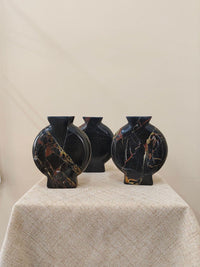 Vetra Noir Marble Vase - Vakkerlight
