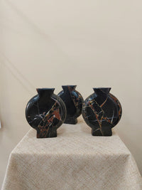 Vetra Noir Marble Vase - Vakkerlight