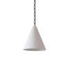 White Plaster Pendant Lamp, Wabi-sabi style, suitable for restaurants and reading areas