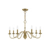 Windsor Brass Chandelier, American classical style, suitable for dining rooms and living rooms