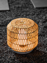 Woven Rattan Outdoor Lamp - Vakkerlight