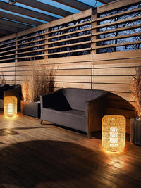 Woven Rattan Outdoor Lamp - Vakkerlight