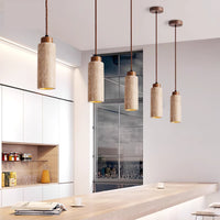 Solvara Travertine Pendant Lamp - Vakkerlight