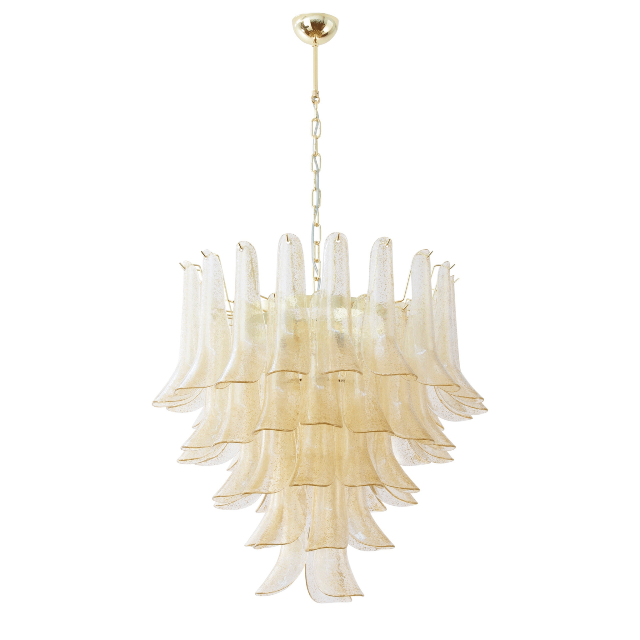 Murano Amber Lily Chandelier - Vakkerlight