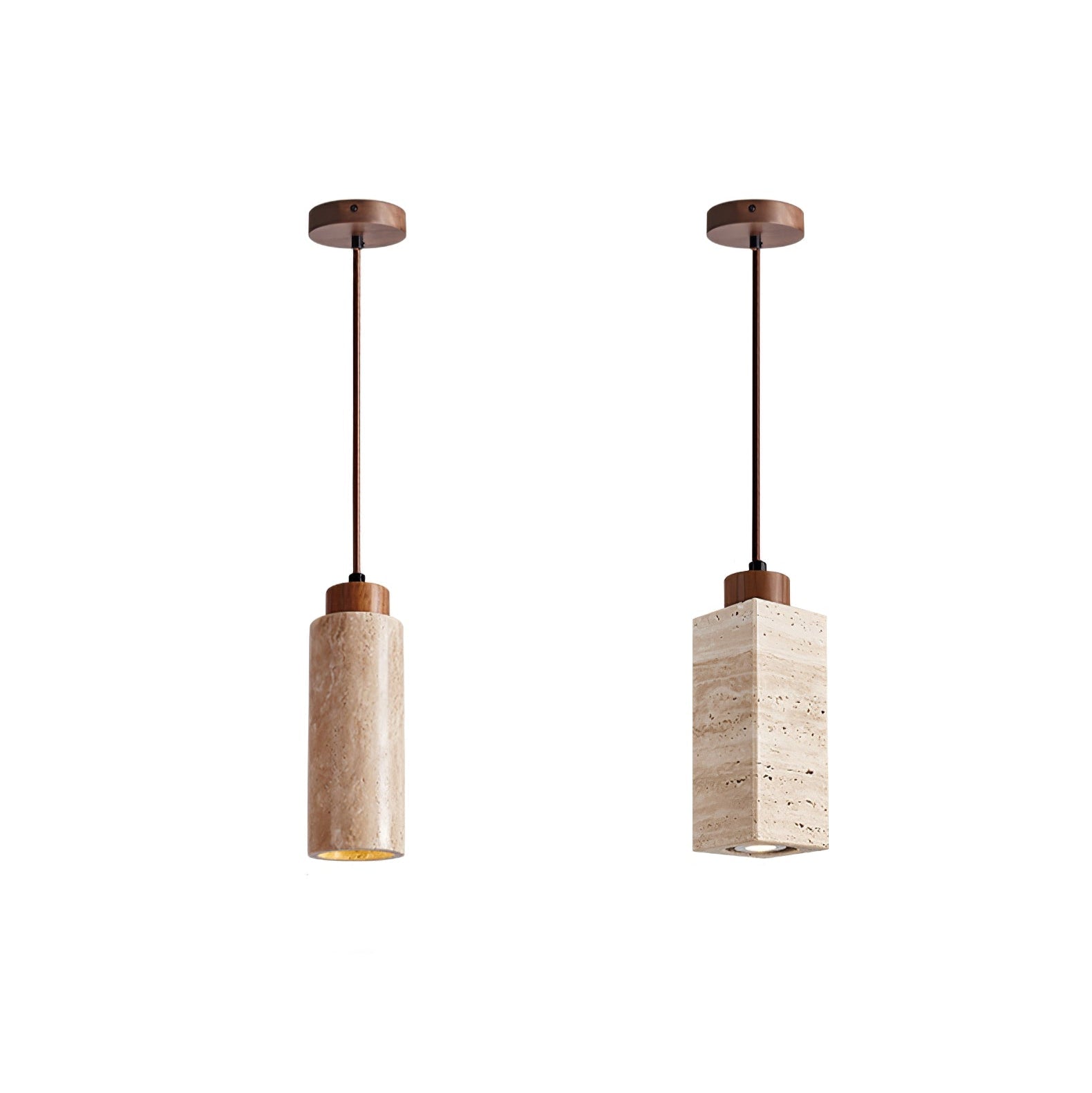 Solvara Travertine Pendant Lamp - Vakkerlight